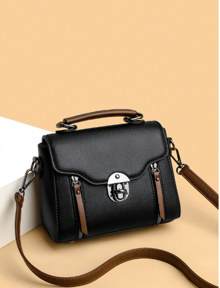 The Mosaic Muse: Geometric Top-Handle Satchel