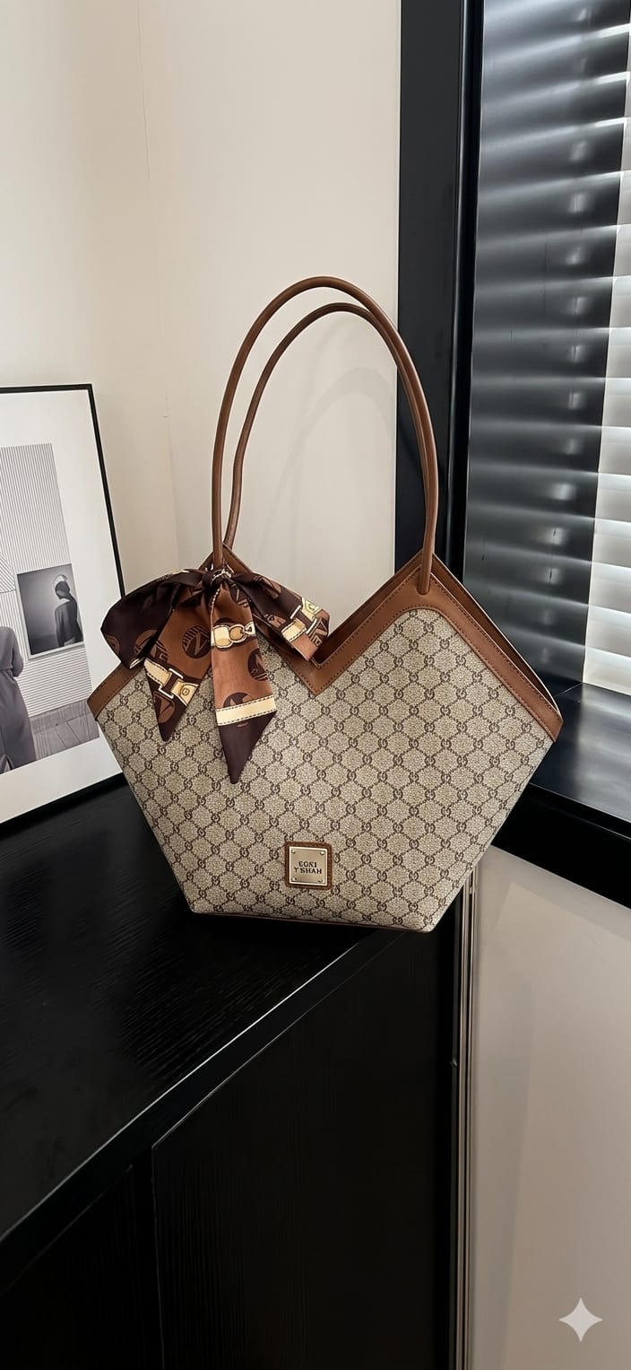 Celestia Luxury Monogram Tote