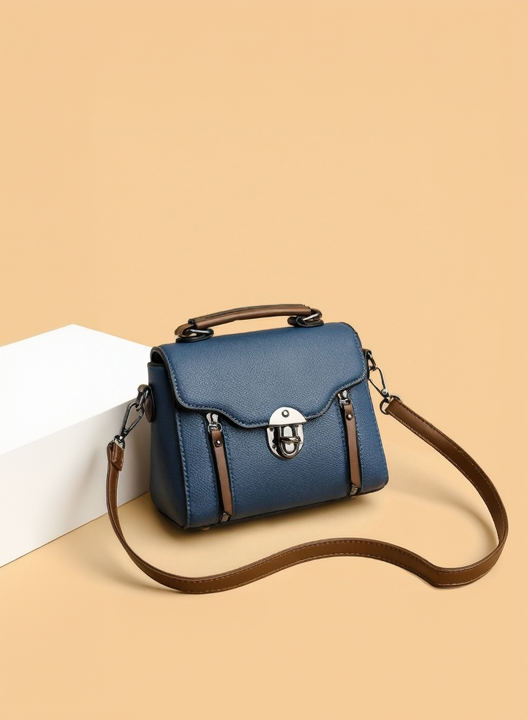 The Mosaic Muse: Geometric Top-Handle Satchel