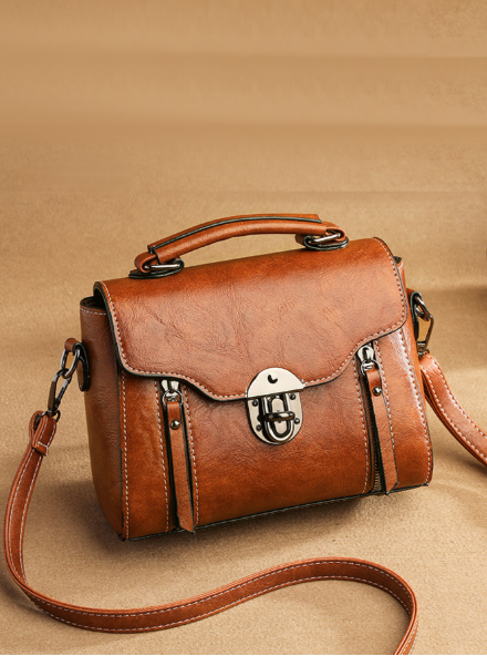 The Mosaic Muse: Geometric Top-Handle Satchel