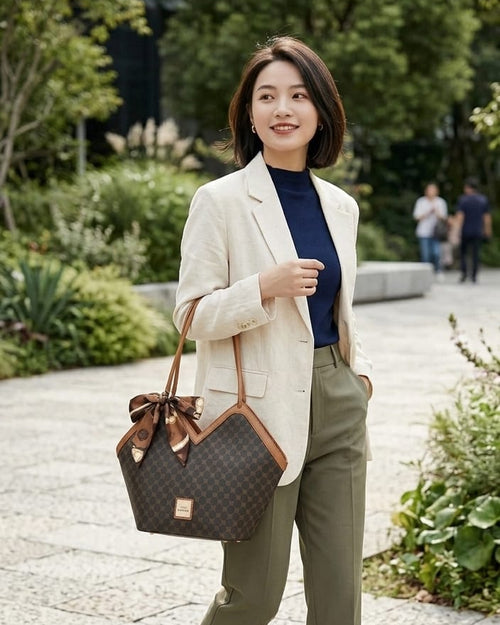 Celestia Luxury Monogram Tote