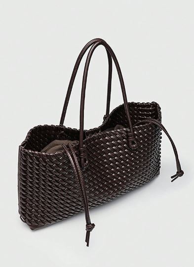 Elegant Woven PU Leather Tote Bag