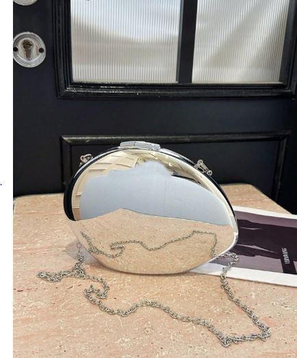 Luna Mirror Clutch Bag