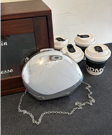 Luna Mirror Clutch Bag