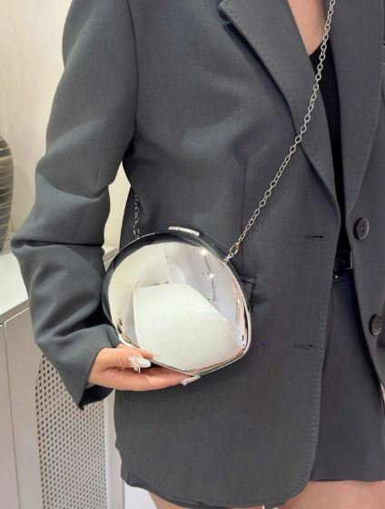 Luna Mirror Clutch Bag