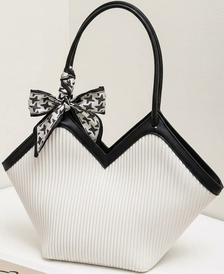 Premium Colorblock Large Capacity Tote Bag